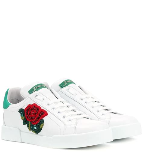 green and white dolce gabbana sneakers